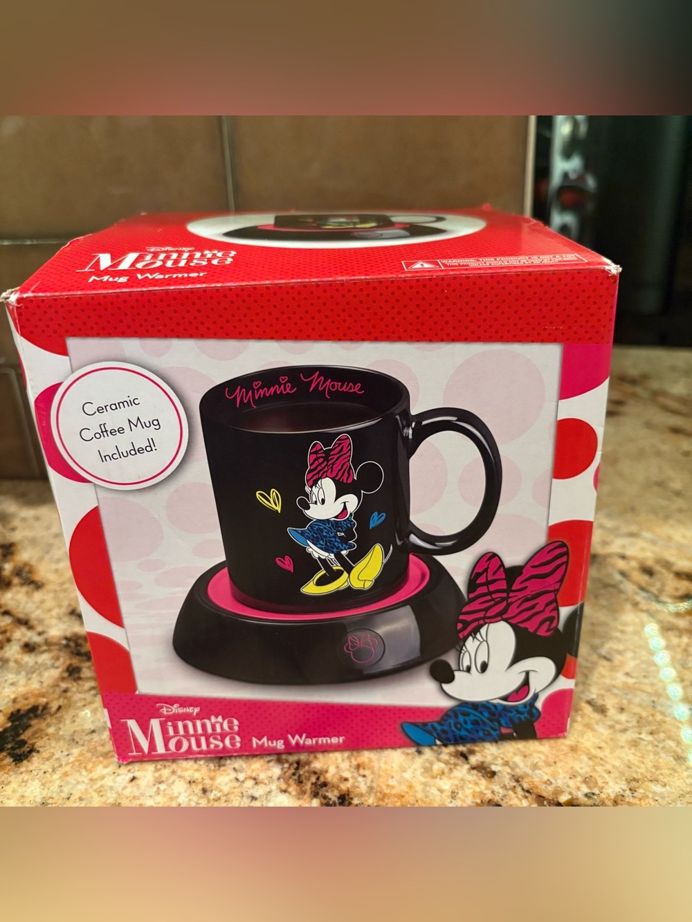 Disney Minnie Mouse coffee mug warmer